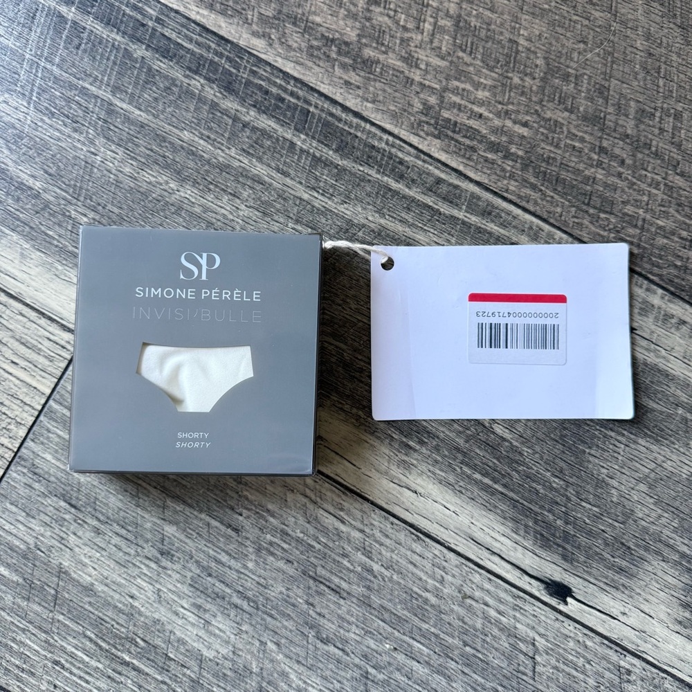NWT Simone Pérèle Invisibulle Shorty Underwear Panties White Cream EU Size 3